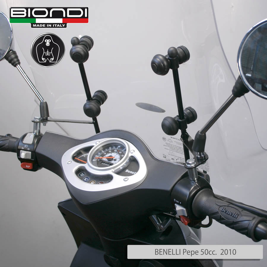 Biondi Kit Attacchi Parabrezza per Benelli Pepe 50/100 cc 2010
