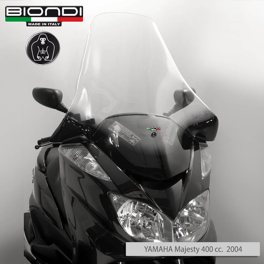 Biondi Club Parabrezza Trasparente Yamaha Majesty 400 2004-2008 - MPN 8061112