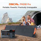 OSCAL PM200 Pro – Pannello Solare Portatile 200W ad Alta Efficienza per Power Station