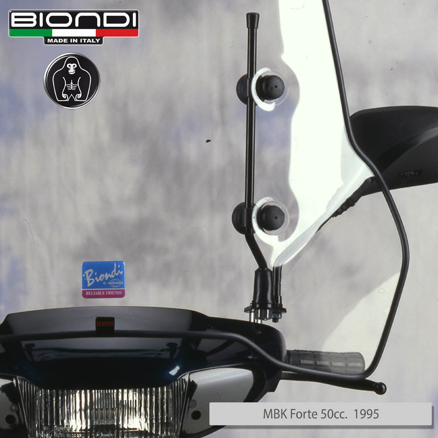 Biondi Kit Windschutzscheibenhalterung für M.B.K. Forte und OXYGEN Vamos 50cc