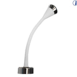 Lampada da lettura LED flessibile Flexi Soft Touch bianca con USB
