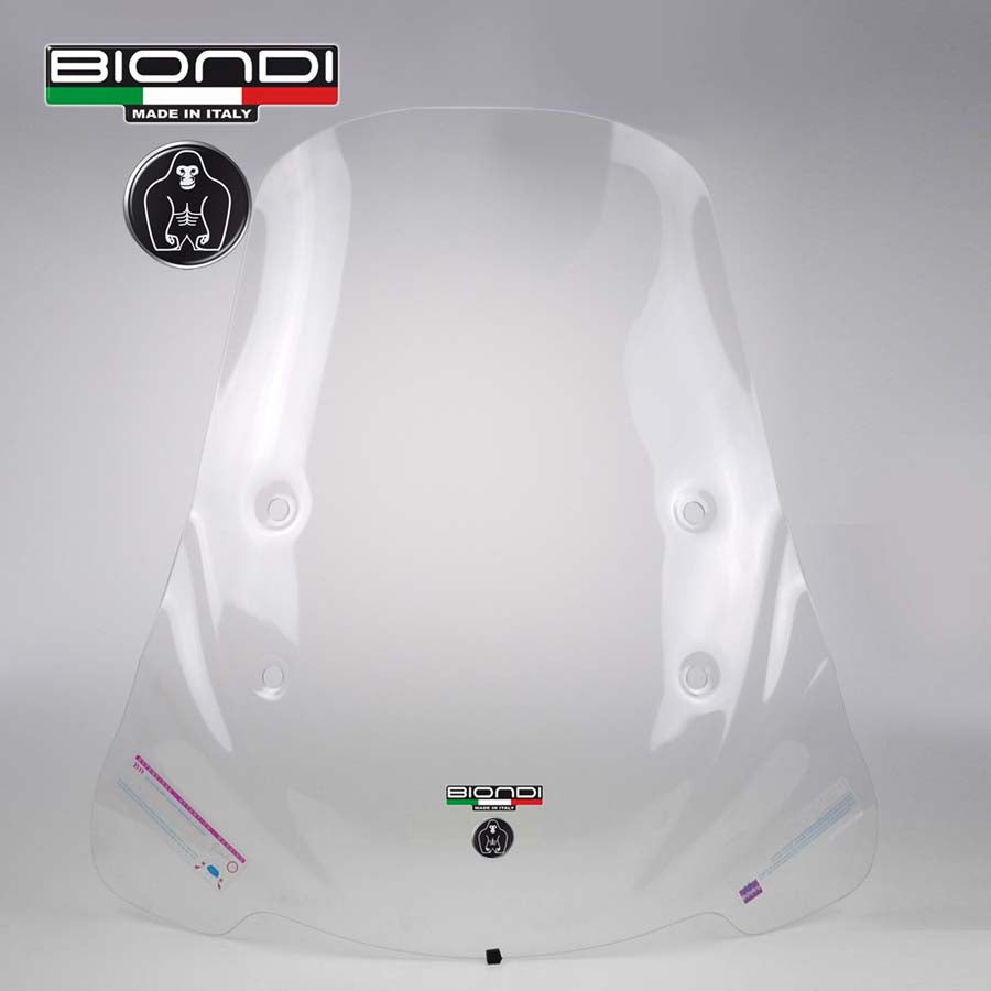 Biondi Club Parabrezza Trasparente per KYMCO Heroism 50/125/150 - Solo Schermo