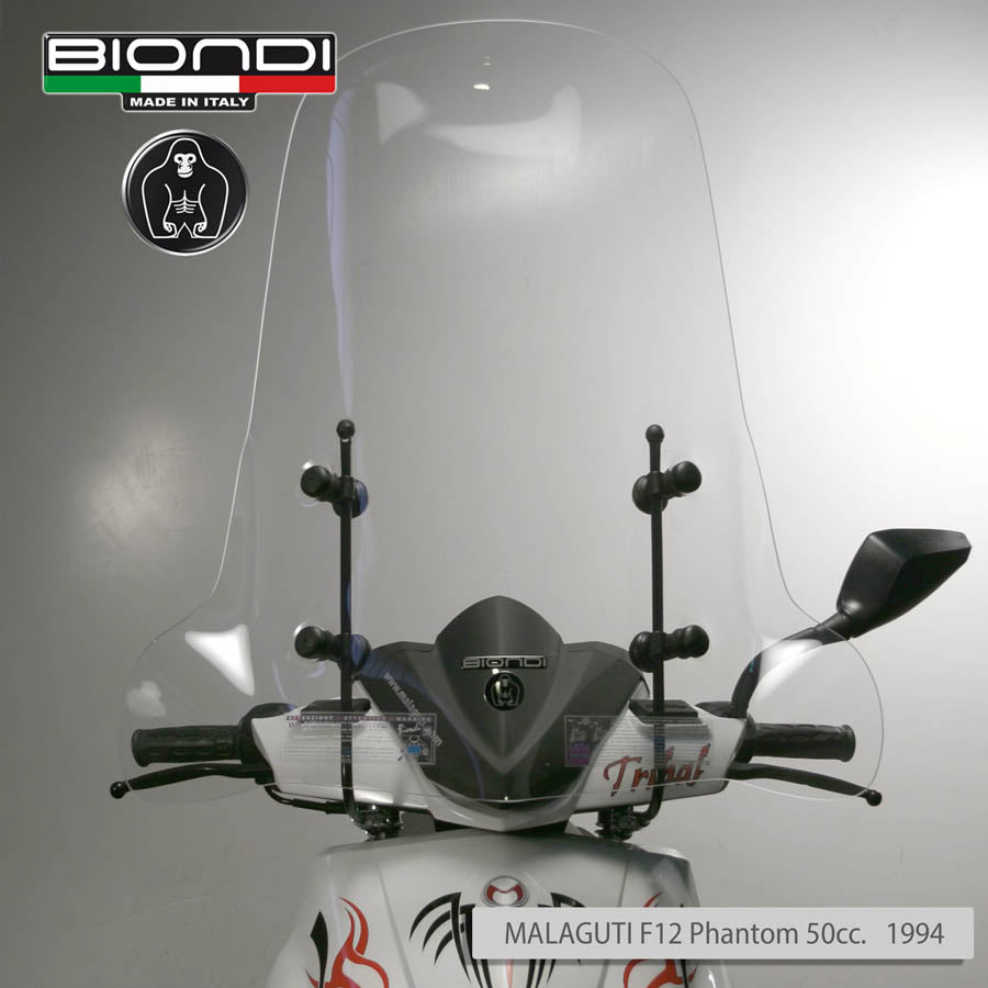 Biondi Parabrezza Club Peugeot Speed Fight 50/100 cc. 1996 con Attacchi