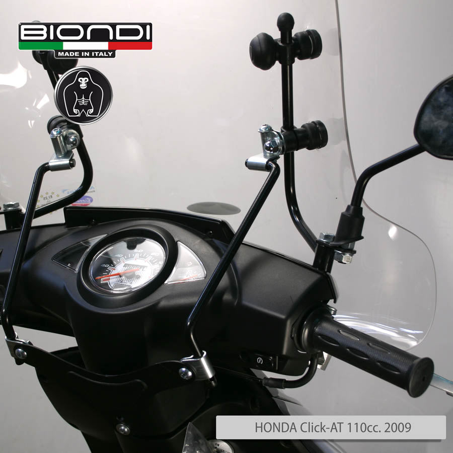 Biondi Kit Attacchi Parabrezza per Honda Click-AT 110cc 2009