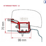 Fiamma Kit adattatore tendalino per Renault Trafic L2 dal 2014
