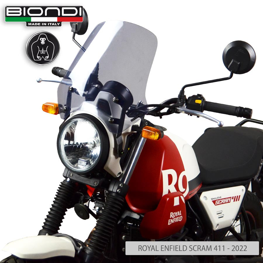 Biondi Cupolino Touring Fumè Chiaro Royal Enfield Scram 411 2022