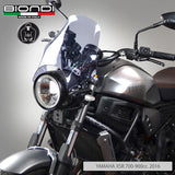 Biondi Cupolino Fumé Naked per Moto con Faro Tondo - MPN 8010033