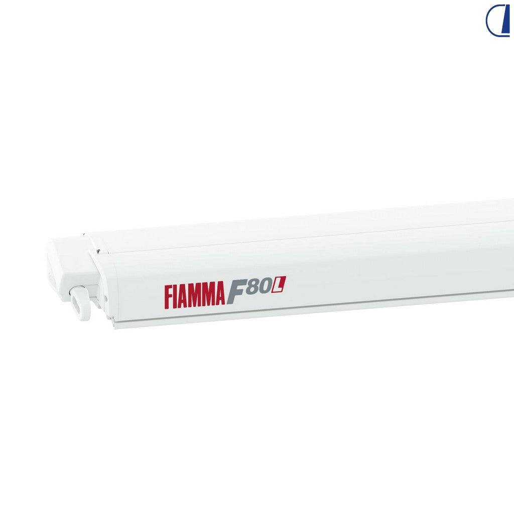 Fiamma Tendalino F80L 450 cm cassonetto bianco telo Royal Grey