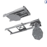 Di-Tec Supporto TV a soffitto scorrevole e orientabile per camper, portata 4 kg