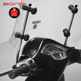 Biondi Parabrezza Z Trasparente + Attacchi Vespa Sprint 50 2T / 125 3V 2014
