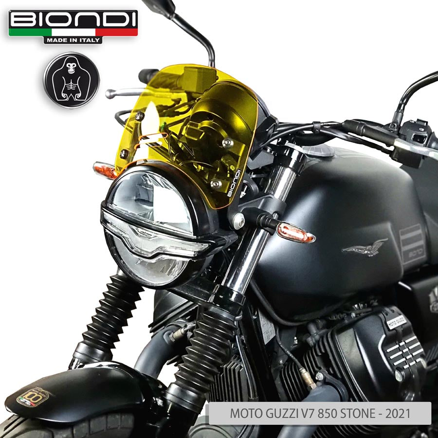 Biondi Cupolino Caffè Giallo Moto Guzzi V7 III/IV, V7 Sport, V9 Bobber - MPN 8010411