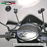 Biondi Parabrezza Z Aprilia Scarabeo Light-Street 125/200 cc 2007-2012 con Attacchi