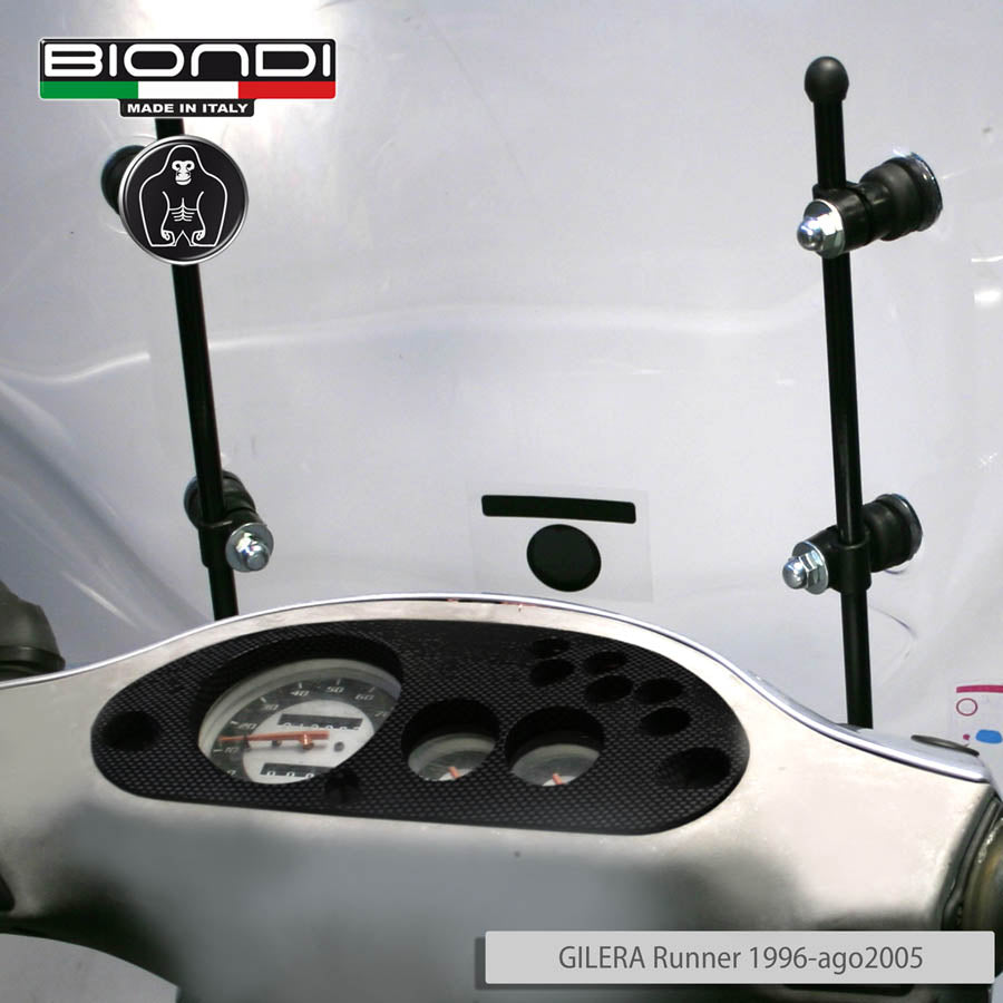 Biondi Kit Attacchi Parabrezza Scooter - Derbi, Gilera, Piaggio
