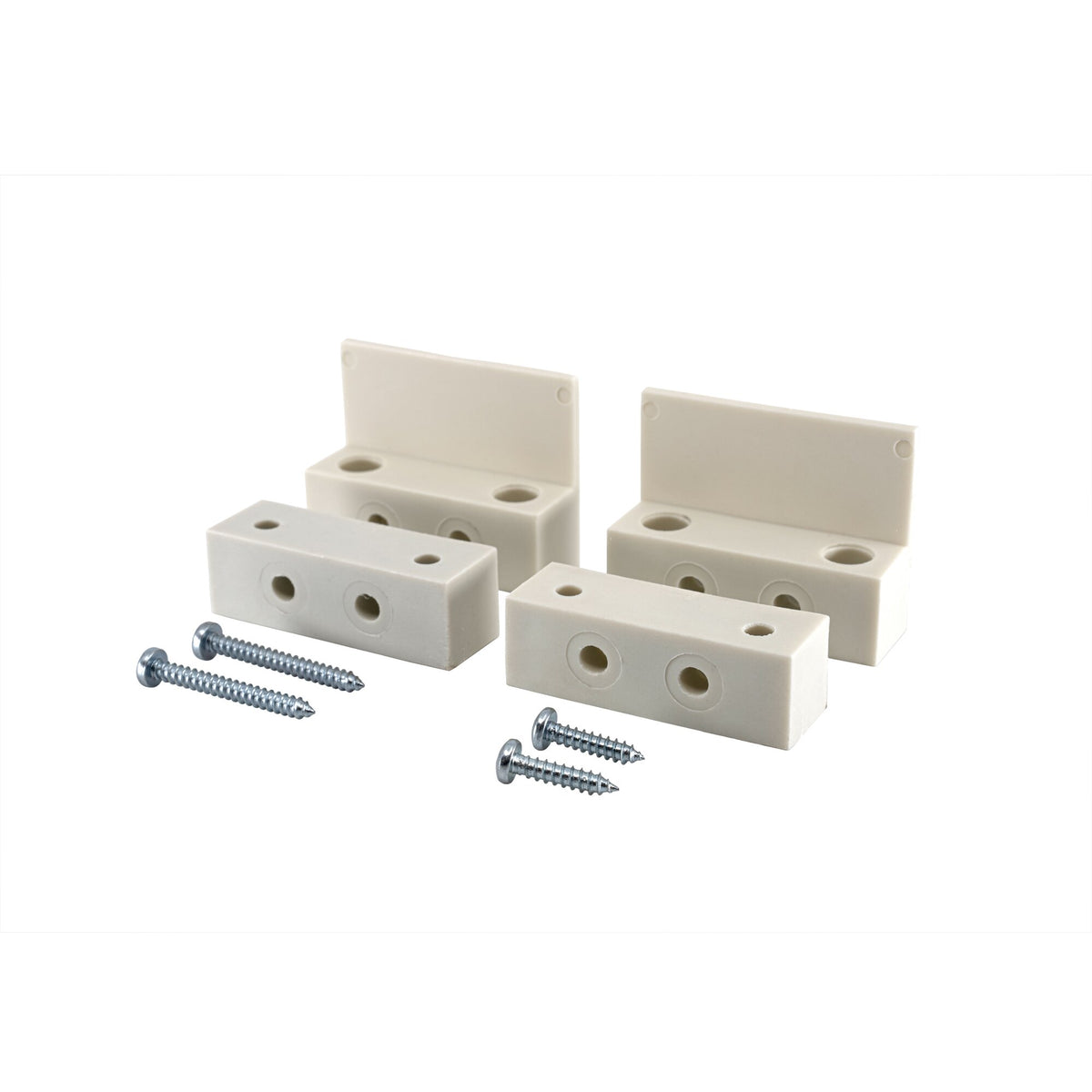 Thitronik Adattatore di montaggio per contatti magnetici wireless, bianco (2 paia)