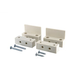 Thitronik Adattatore di montaggio per contatti magnetici wireless, bianco (2 paia)