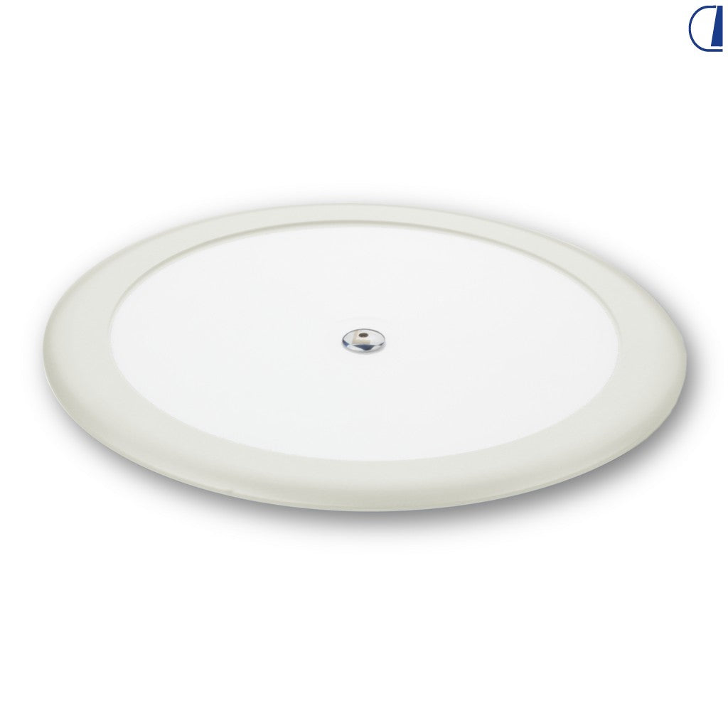 Pannello da incasso LED touch switch rotondo bianco per camper