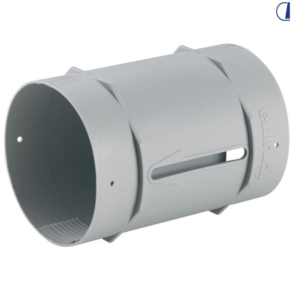 Aeratore a parete per tubo Ø 65 mm o Ø 72 mm