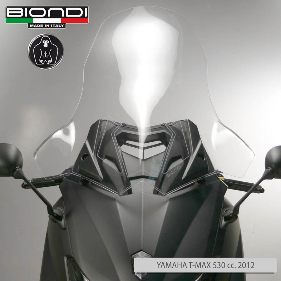 Biondi Club Parabrezza Trasparente Yamaha T-Max 530 2012-2016