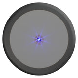 Pannello da incasso touch switch rotondo ultrasottile per camper, argento
