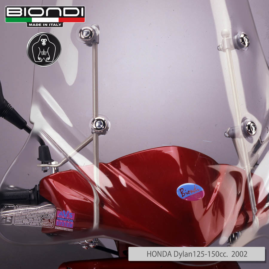 Biondi Kit Attacchi Parabrezza per Honda Dylan 125/150 cc 2002