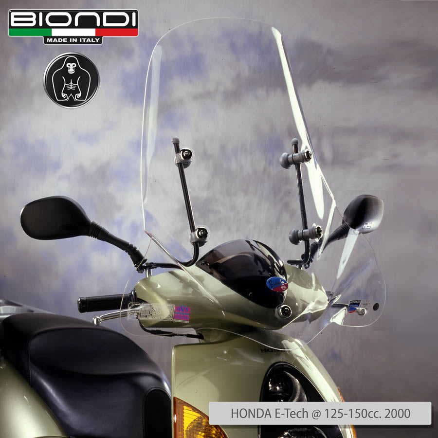 Biondi Parabrezza Club Honda E-Tech @ 125/150 cc 2000-2006 con Attacchi