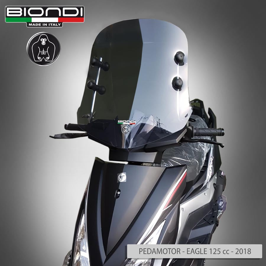 Biondi Little Club Cupolino Scooter Fumé Chiaro 3 mm – Solo Cupolino
