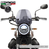 Biondi Cupolino Sport Fumè Chiaro per Benelli, Moto Guzzi V7, Triumph Bonneville, Yamaha XSR