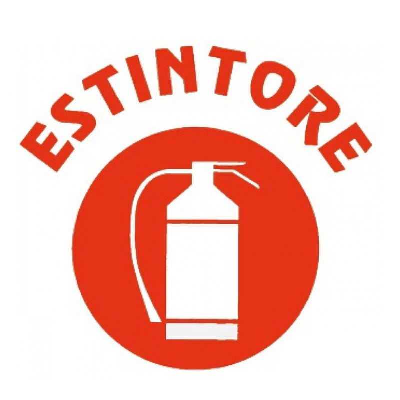 Erregrafica Adesivo Estintore mm 100X80 5252163 NAUTICA
