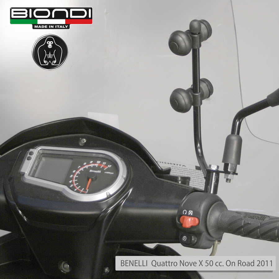 Biondi Kit Attacchi Parabrezza per Benelli Quattro Nove X 50 On Road 2011