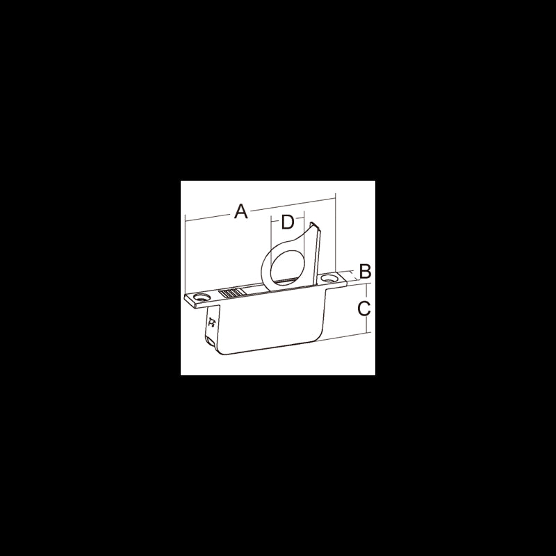 Marine Town Nautica Stainless Steel Floor Latch 1007345