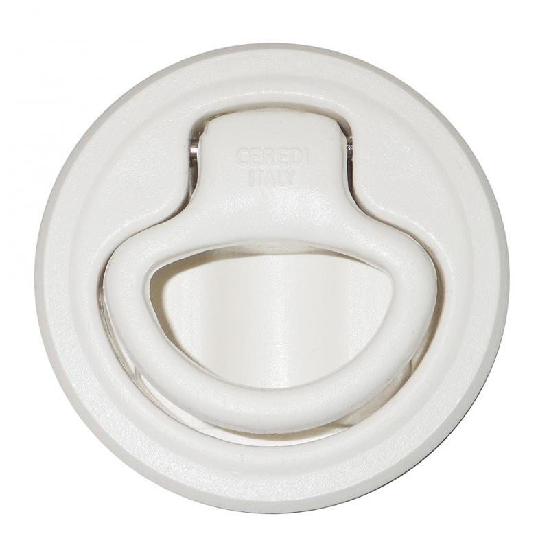 Ceredi Giovanni Maniglia Alzapagliolo Nylon Bianco 6468