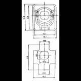 Marine Town Nautica Serratura/Alzapagliolo Incasso Inox 8700204