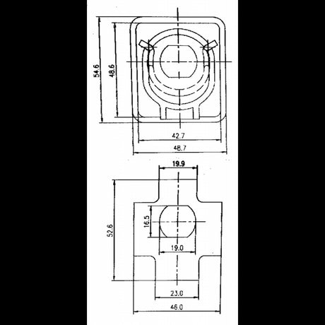 Marine Town Nautica Stainless Steel Flush-Mounted Door Lock/Lifter 8700204