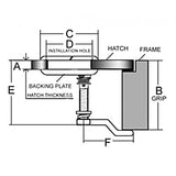 Marine Town Nautica Alzapagliolo Inox 316 Senza Chiave 1007831