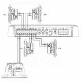 Fusion Amplificatore Ms-Ap61800 6 Canali 010-02284-65