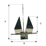 FNI Ancora Tipo Danforth Kg 4 305040