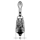 FNI Edelstahl-Regenschirmanker, 0,70 kg, S0504-A0007
