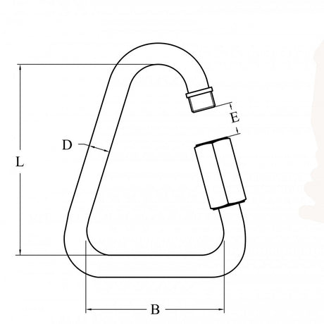 Anillo Delta FNI de acero inoxidable 316, diámetro mm 4 S0432-A0004