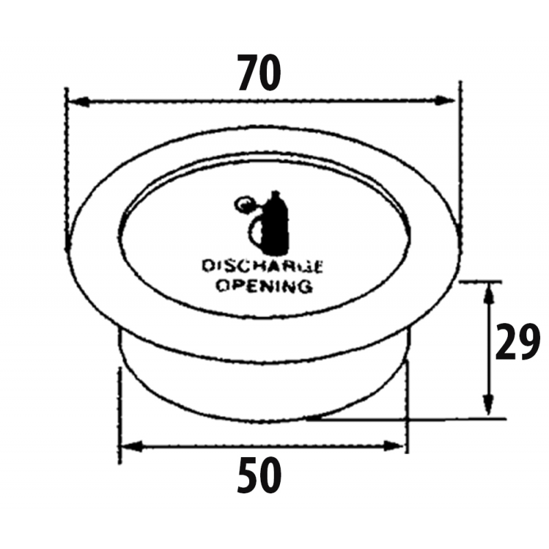 Marine Town Nautica Anello Anti Incendio Diametro mm 70 9323290