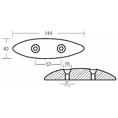Enrico Polipodio Anodo Ovale 00204