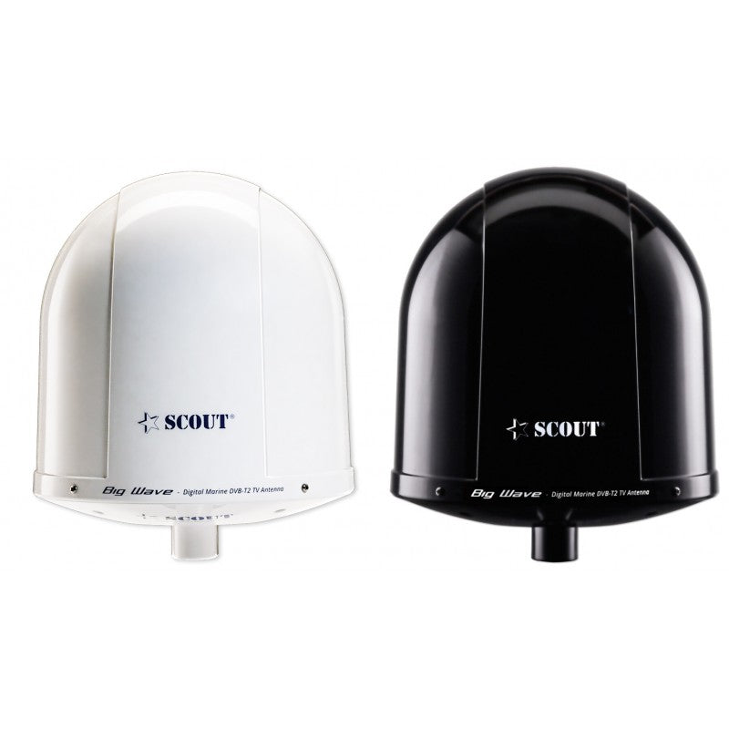 Scout Telecomunicazioni Antenna Nautica Barca Tv Big Wave Nera PF AN NTV007