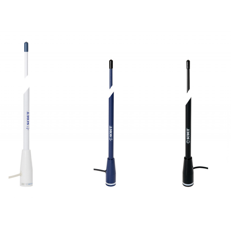 Scout Telecomunicazioni Antenna Nautica Barca Vhf Cm 150 Blue Line 116 KS-22 BLUE