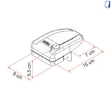 Fiamma Safe Door Frame serratura aggiuntiva per porta camper Deep Black
