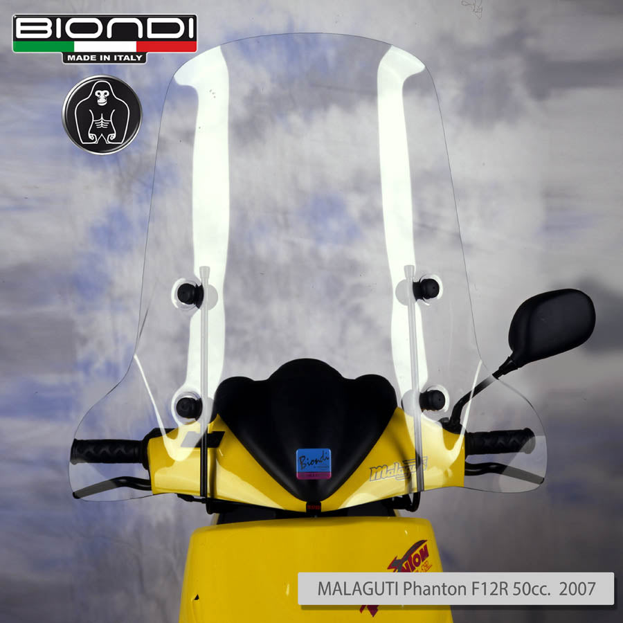 Biondi Parabrezza Club Scooter Schermo Trasparente 73x69 cm - MPN 8060954