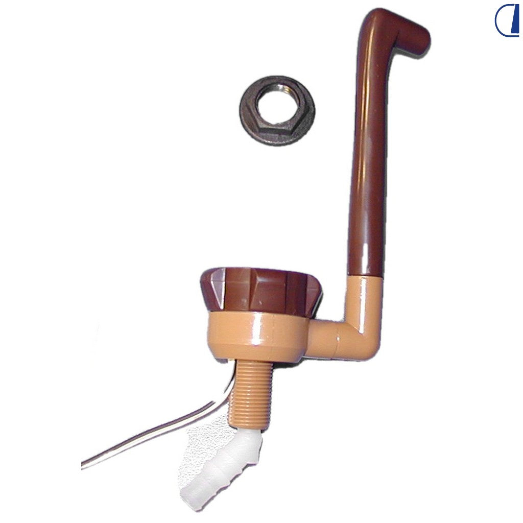 Di-Tec Rubinetto Novo con interruttore per camper 3/8"
