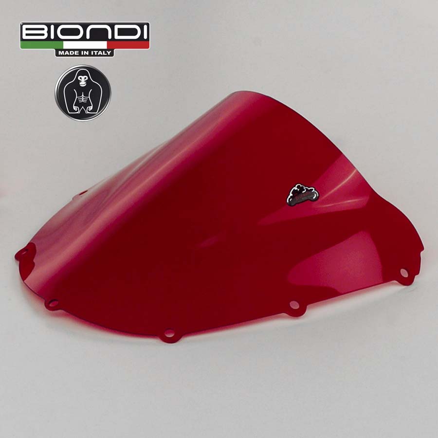 Biondi Cupolino Doppia Bolla Rosso Trasparente Honda CBR900RR 954cc 2002-2003