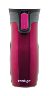Contigo Autoseal West Loop tazza termica da viaggio, tazza da caffè 470ml (Rapsberry)