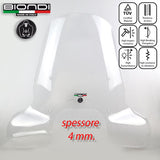 Biondi Parabrezza Club Piaggio Beverly 400 HPE 2021-2024 con Kit Attacchi