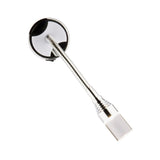 Lampada da lettura flessibile Dimatec Flexi 2 con luce notturna blu, cromato