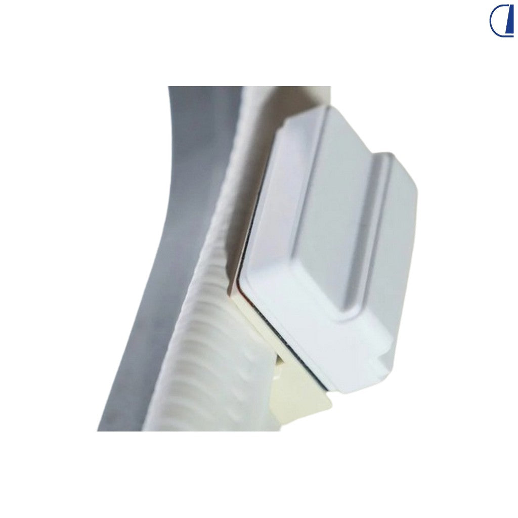 Thitronik Adattatore di montaggio per contatti magnetici wireless, bianco (2 paia)
